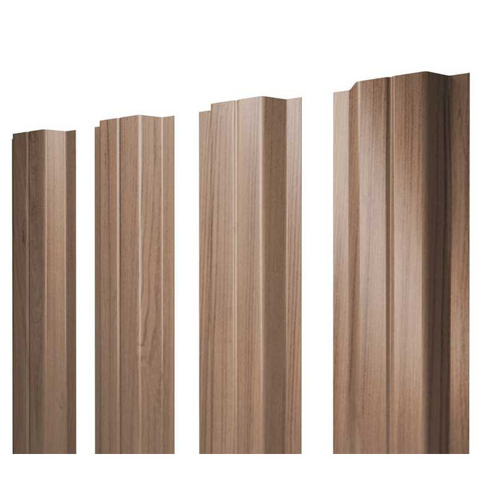 Штакетник П-образный А Grand Line 0,45 Print Elite Honey Wood Honey Wood - фото №1