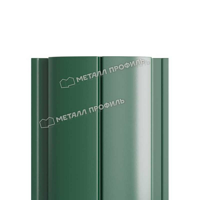 Штакетник Металл Профиль ELLIPSE-T 0,5 PURETAN® RR 11 Элегантный зеленый - фото №1